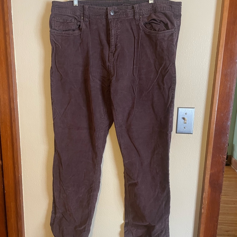 Prana Men's Corduroy Pants - Rich Brown